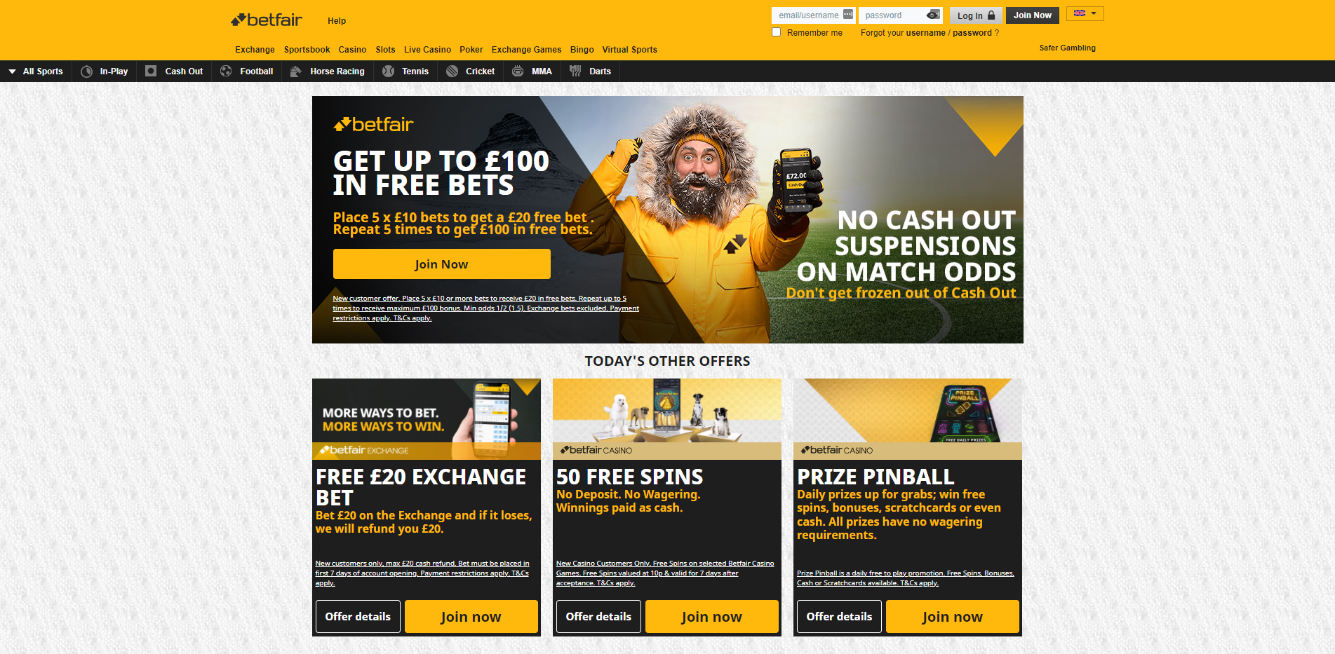 Betfair Registration