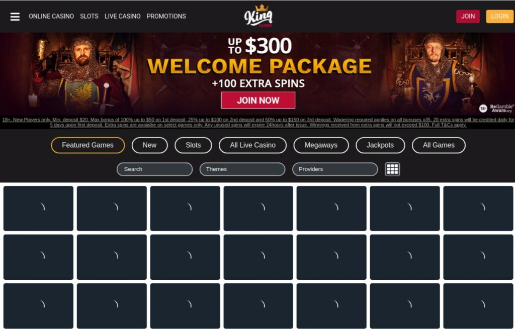 popular King Casino loyalty bonus banner in Australia
